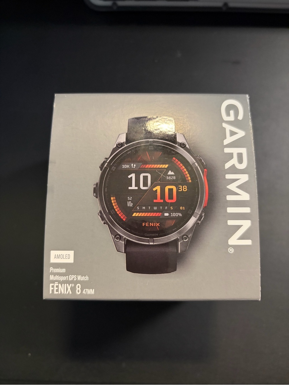 garmin Fenix 8 AMOLED Premium GPS Watch - Black
